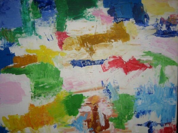 Acrylgemälde Spachtel