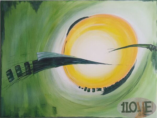 Acrylgemälde GreenEnergy