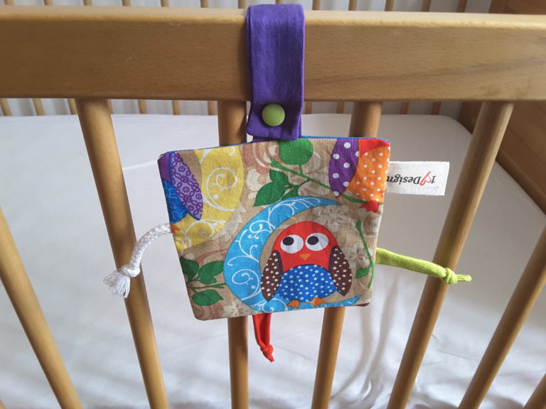 Knistertuch mit Knopf – Bild 3